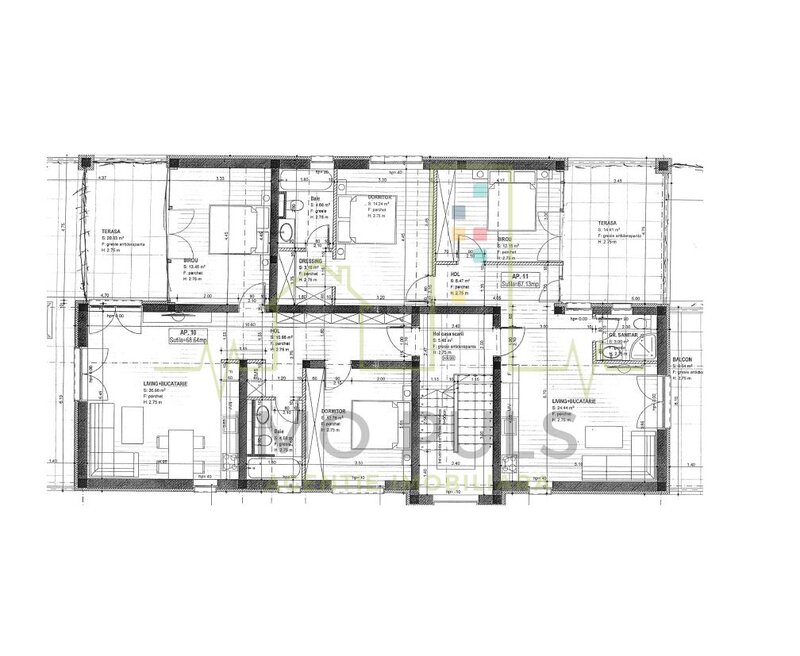 Timisoara Penthouse. Braytim. Terasa 28 mp. 3 Camere. 2 Bai.